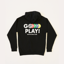 Load image into Gallery viewer, &quot;Go Play&quot; Exercise Snacks Hoodie
