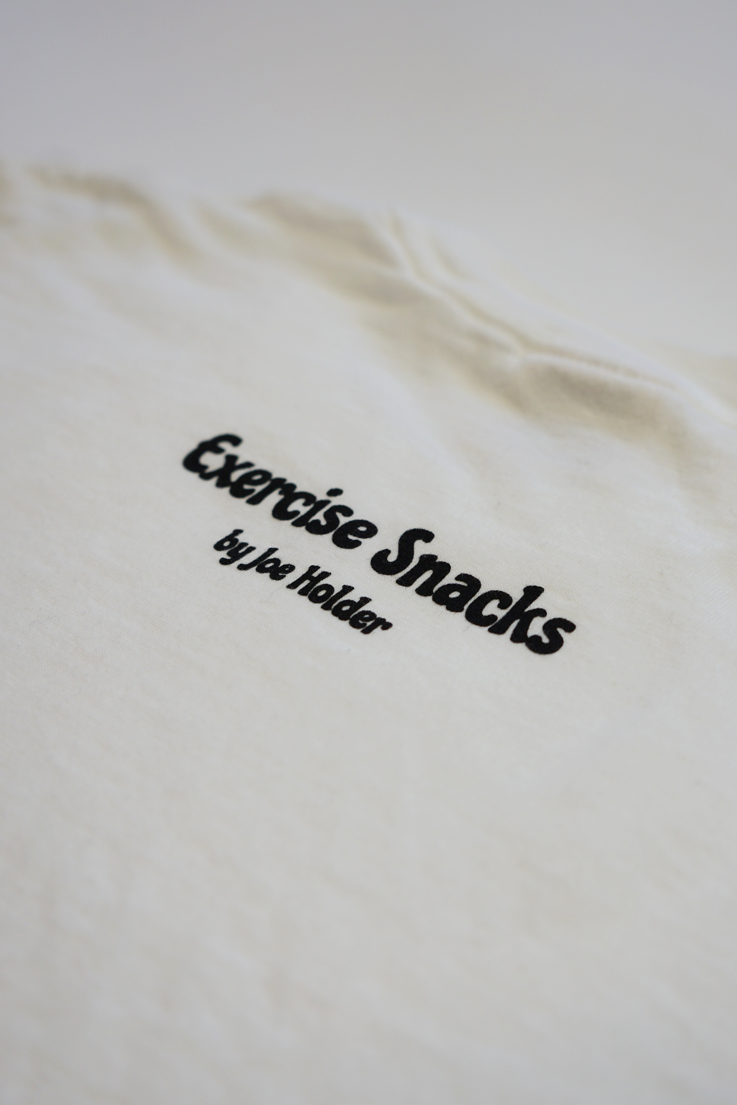 Exercise Snack Tee (White)